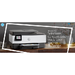HP OfficeJet Pro Imprimante tout-en-un 8023, Impression, copie, scan, fax, Chargeur automatique de documents de 35 feuilles; Numérisation vers e-mail; Impression recto-verso (1KR64B)
