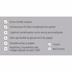 HP OfficeJet Pro Imprimante tout-en-un 8023, Impression, copie, scan, fax, Chargeur automatique de documents de 35 feuilles; Numérisation vers e-mail; Impression recto-verso (1KR64B) - Vue supplémentaire 6