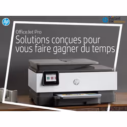 HP OfficeJet Pro Imprimante tout-en-un 8023, Impression, copie, scan, fax, Chargeur automatique de documents de 35 feuilles; Numérisation vers e-mail; Impression recto-verso (1KR64B) - Vue supplémentaire 9