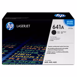 HP 641A Black Original LaserJet Toner Cartridge Cartouche de toner 1 pièce(s) Noir (C9720A) - Vue supplémentaire 2
