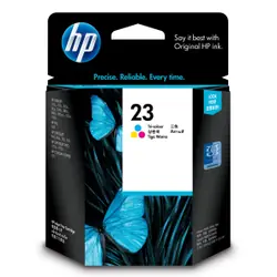 HP 23 Tri-color Original Ink Cartridge cartouche d'encreRendement standard Cyan, Magenta, Jaune (C1823D)