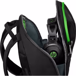 HP Pavilion Gaming 400 sac à dos Noir/Vert - Vue supplémentaire 5