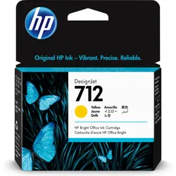 HP Cartouche d'encre DesignJet 712, jaune, 29 ml (3ED69A)