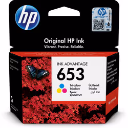 HP Cartouche d’encre Ink Advantage trois couleurs 653 authentique - Vue supplémentaire 2