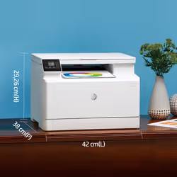 HP Color LaserJet Pro Imprimante multifonction M182n, Impression, copie, numérisation, Eco-énergétique; Sécurité renforcée - Vue supplémentaire 15