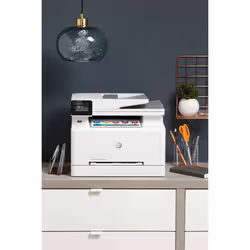 HP Color LaserJet Pro Imprimante multifonction M282nw, Impression, copie, numérisation, Impression USB en façade; Numérisation vers e-mail; Chargeur automatique de documents déroulé de 50 feuilles - Vue supplémentaire 6