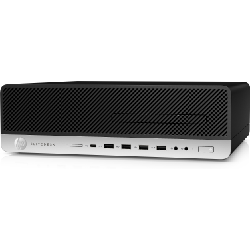 HP EliteDesk 800 G5 9500 SFF 8 Go 256 Go SSD Windows 10 Pro PC Noir, Argent