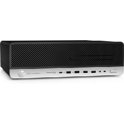 HP EliteDesk 800 G5 9500 SFF 8 Go 256 Go SSD Windows 10 Pro PC Noir, Argent