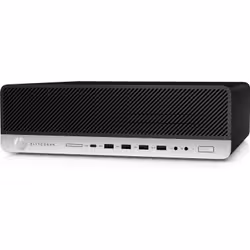 HP EliteDesk 800 G5 9500 SFF 8 Go 256 Go SSD Windows 10 Pro PC Noir, Argent - Vue supplémentaire 2