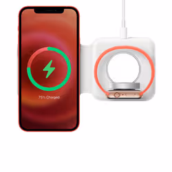 Apple MagSafe Duo Charger Casque, Smartphone, Smartwatch Blanc USB Recharge sans fil Intérieure - Vue supplémentaire 5