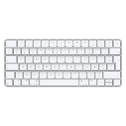 Apple Magic clavier USB + Bluetooth AZERTY Français Aluminium, Blanc
