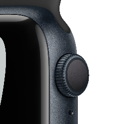 Apple Watch Nike Series 7 OLED 41 mm Numérique Écran tactile Noir Wifi GPS (satellite)