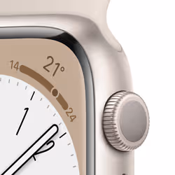 Apple Watch Series 8 OLED 45 mm Beige Wifi GPS - Vue supplémentaire 3