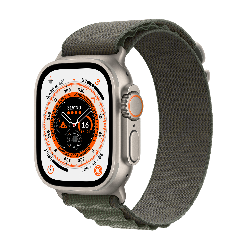 Apple Watch Ultra OLED 49 mm Numérique 410 x 502 pixels Écran tactile 4G Titane Wifi GPS (satellite)