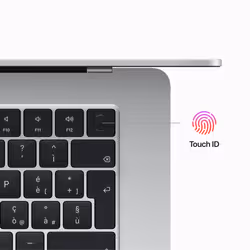 Apple MacBook Air Ordinateur portable 38,9 cm (15.3") Apple M M2 8 Go 512 Go SSD Wi-Fi 6 (802.11ax) macOS Ventura Argent - Vue supplémentaire 4