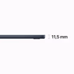 Apple MacBook Air Ordinateur portable 38,9 cm (15.3") Apple M M2 8 Go 256 Go SSD Wi-Fi 6 (802.11ax) macOS Ventura Marine - Vue supplémentaire 3