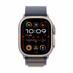 Apple Watch Ultra 2 OLED 49 mm Numérique 410 x 502 pixels Écran tactile 4G Or GPS (satellite) - Vue supplémentaire 2