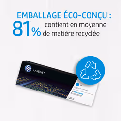 HP Toner LaserJet cyan grande capacité authentique 212X - Vue supplémentaire 3