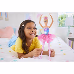 Barbie Dreamtopia – Poupée Ballerine Lumières Scintillantes - Vue supplémentaire 2