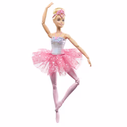 Barbie Dreamtopia – Poupée Ballerine Lumières Scintillantes - Vue supplémentaire 6