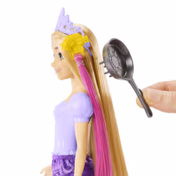Disney Princess Disney – Princesses Disney – Poupée Raiponce Chevelure Fabuleuse - Vue supplémentaire 4