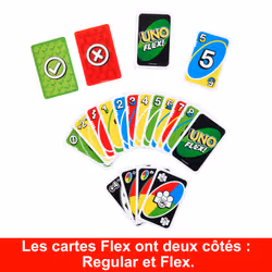 Games Mattel - UNO Flex - Jeu de Cartes Famille - 7 ans et + - Vue supplémentaire 8