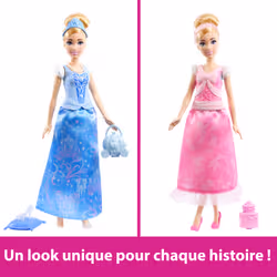 Disney Princess Princesses Disney – Poupée Cendrillon et Tenues - Vue supplémentaire 8
