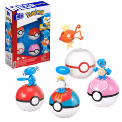 MEGA Pokémon – Coffret Équipe de Dresseurs de Type Eau