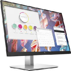 HP E-Series E24 G4 23.8" Full HD LCD Noir, Argent