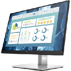 HP E-Series E22 G4 21.5" Full HD LCD Noir, Argent