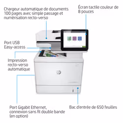 HP Color LaserJet Enterprise M578dn Laser A4 1200 x 1200 DPI 38 ppm - Vue supplémentaire 6