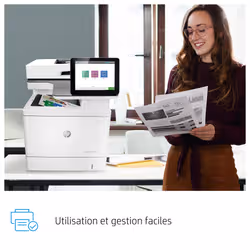 HP Color LaserJet Enterprise Imprimante multifonction M578dn, Impression, copie, numérisation, télécopie (en option), Impression recto-verso; Chargeur automatique de documents de 100 feuilles; Éco-énergétique - Vue supplémentaire 7