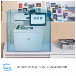 HP Color LaserJet Enterprise Imprimante multifonction M578dn, Impression, copie, numérisation, télécopie (en option), Impression recto-verso; Chargeur automatique de documents de 100 feuilles; Éco-énergétique - Vue supplémentaire 6