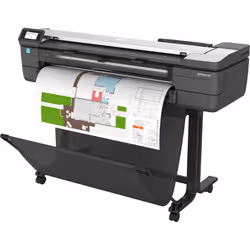 HP Designjet T830 imprimante grand format Wifi A jet d'encre thermique Couleur 2400 x 1200 DPI A0 (841 x 1189 mm) Ethernet/LAN - Vue supplémentaire 2