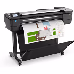 HP Designjet T830 imprimante grand format Wifi A jet d'encre thermique Couleur 2400 x 1200 DPI A0 (841 x 1189 mm) Ethernet/LAN - Vue supplémentaire 3
