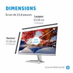 HP M24f FHD Monitor - Vue supplémentaire 10