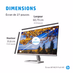 HP M27f FHD Monitor - Vue supplémentaire 10