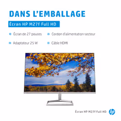 HP M27f FHD Monitor - Vue supplémentaire 8