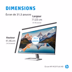 HP M32f FHD Monitor - Vue supplémentaire 9