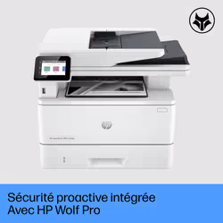 HP LaserJet Pro Imprimante MFP 4102dw, Noir et blanc, Imprimante pour Petites/moyennes entreprises, Impression, copie, numérisation, Sans fil; Éligibilité Instant Ink; Imprimer depuis un téléphone ou une tablette; Chargeur automatique de documents - Vue supplémentaire 5