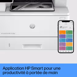 HP LaserJet Pro Imprimante MFP 4102fdw, Noir et blanc, Imprimante pour Petites/moyennes entreprises, Impression, copie, scan, fax, Sans fil; Éligibilité Instant Ink; Imprimer depuis un téléphone ou une tablette; Chargeur automatique de documents - Vue supplémentaire 5