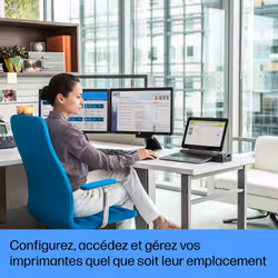 HP LaserJet Pro Imprimante MFP 4102fdw, Noir et blanc, Imprimante pour Petites/moyennes entreprises, Impression, copie, scan, fax, Sans fil; Éligibilité Instant Ink; Imprimer depuis un téléphone ou une tablette; Chargeur automatique de documents - Vue supplémentaire 6