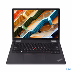 Lenovo ThinkPad X13 Yoga i7-1165G7 Hybride (2-en-1) 33,8 cm (13.3") Écran tactile WUXGA Intel® Core™ i7 16 Go LPDDR4x-SDRAM 512 Go SSD Wi-Fi 6 (802.11ax) Windows 10 Pro Noir - Vue supplémentaire 2