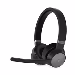 Lenovo Go Wireless ANC Casque Avec fil &sans fil Arceau Bureau/Centre d'appels Bluetooth Noir - Vue supplémentaire 2