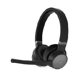 Lenovo Go Wireless ANC Casque Avec fil &sans fil Arceau Bureau/Centre d'appels Bluetooth Noir