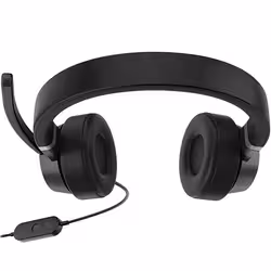 Lenovo Go Wired ANC Casque Avec fil Arceau Car/Home office USB Type-C Noir - Vue supplémentaire 7