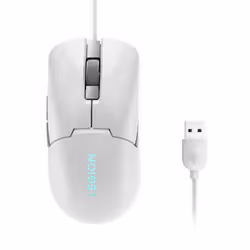 Lenovo MICE_BO Legion M300s Mouse-White souris Jouer USB Type-A Optique 8000 DPI - Vue supplémentaire 3