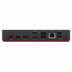 Lenovo 40B50090EU station d'accueil Avec fil USB 3.2 Gen 1 (3.1 Gen 1) Type-C Noir - Vue supplémentaire 2