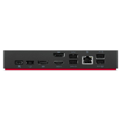 Lenovo 40B50090EU station d'accueil Avec fil USB 3.2 Gen 1 (3.1 Gen 1) Type-C Noir