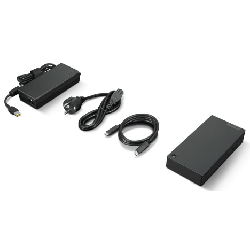 Lenovo 40B50090EU station d'accueil Avec fil USB 3.2 Gen 1 (3.1 Gen 1) Type-C Noir